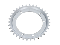 Couronne 35 dents acier zingué, vélomoteurs Puch Maxi Couronne 35 dents acier zingué, vélomoteurs Puch Maxi