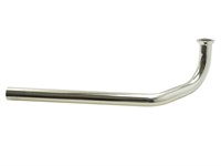 Coude d'échappement moyen 25mm chromé, vélomoteurs Tomos A35 Coude d'échappement moyen 25mm chromé, vélomoteurs Tomos A35