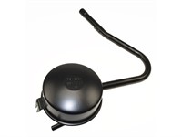 Pot d'échappement noir, vélomoteurs Solex 1400-3800 Pot d'échappement noir, vélomoteurs Solex 1400-3800