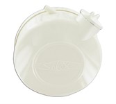 Réservoir d'essence blanc avec fixations, Solex 3800-5000 Réservoir d'essence blanc avec fixations, Solex 3800-5000
