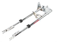 Fourche téléscopique EBR, chromée, vélomoteurs Puch (comme origine)