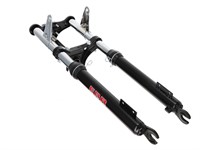 Fourche télescopique EBR Racing noire modèle court 560mm, vélomoteur Puch Fourche télescopique EBR Racing noire modèle court 560mm, vélomoteur Puch