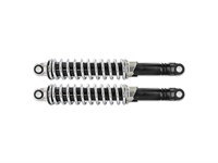 Amortisseurs noir/chromé 30cm universal (le jeu) Amortisseurs noir/chromé 30cm universal (le jeu)