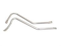 Paire de repose pieds de chassis replica, chrome, Puch Maxi S Paire de repose pieds de chassis replica, chrome, Puch Maxi S