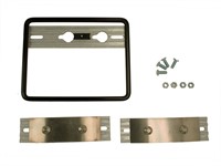 Support de plaque d'immatriculation noir, interchangeable, universel Scooter/Moto Support de plaque d'immatriculation noir, interchangeable, universel Scooter/Moto