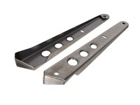 Paire de renfort de porte bagage en inox, vélomoteur Puch X30 NS/NL
