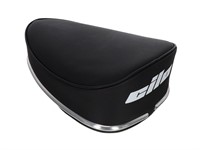 Selle avec inscription CILO, noir/blanche, universelle Selle avec inscription CILO, noir/blanche, universelle
