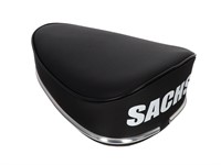 Selle avec inscription SACHS, noir/blanche universelle