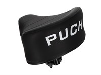 Selle (surélevée) avec inscription PUCH, noir/blanche universelle