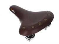 Selle universelle VELO Vintage Touring cuir marron