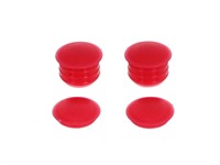 Bouchons rouge pour support de frein, vélomoteurs Puch Maxi (4 pcs) Bouchons rouge pour support de frein, vélomoteurs Puch Maxi (4 pcs)
