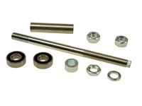 Axe de roue arrière Puch 12mm avec roulements Ø 29 (Leleu)
