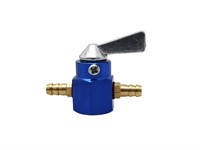 Robinet d'essence bleu Ø 6 mm, universel