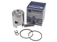 Piston complet 39.4 mm, axe 10mm, vélomoteur Piaggio catalysé Piston complet 39.4 mm, axe 10mm, vélomoteur Piaggio catalysé