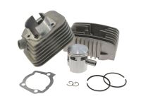 Zylinder-Kit Pinasco Ø 46mm inkl. Zylinderkopf Piaggio SI, Kolbenbolzen 12mm - grau