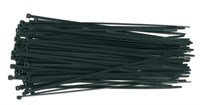 Colliers/Collson/Rilsan en plastique noir 3.6 x 200mm (100 pcs)