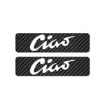 Schriftzug für Tank -CIAO Carbon look «weiss» Piaggio Ciao (C7, C9) Schriftzug für Tank -CIAO Carbon look «weiss» Piaggio Ciao (C7, C9)