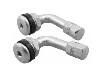 Bouchons de valve alu chromé anodisés Bouchons de valve alu chromé anodisés