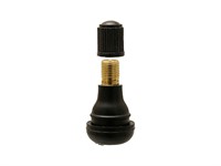 Valve tubeless droite 33mm, noir, pour jante alu