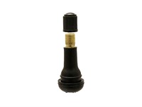 Valve tubeless droite 42mm, noir, pour jante alu