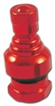 Paire de valves Tubless rouges, fraisée CNC (2 pcs)