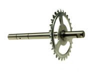 Axe de pédalier 220mm 28 dents, vélomoteurs motobecane / MBK 40/50/51 Axe de pédalier 220mm 28 dents, vélomoteurs motobecane / MBK 40/50/51