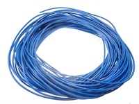 Cable electrique, rouleau de 5m, bleu