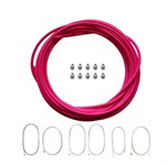 Set de cables et gaines rose cyclos/boguets Set de cables et gaines rose cyclos/boguets