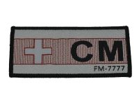 Ecusson CM textile, pour collage ou couture Ecusson CM textile, pour collage ou couture