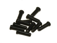 Embout de cable alu noir, 2mm (50 pcs.)