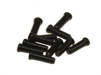 Embout de cable alu noir, 2mm (50 pcs.) Embout de cable alu noir, 2mm (50 pcs.)