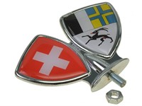 Schutzblech-Emblem / Zierwappen Graubünden