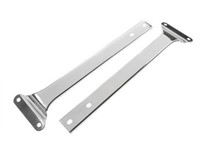 Support de garde boue avant (2pcs), chrome, Puch X30 Velux Support de garde boue avant (2pcs), chrome, Puch X30 Velux