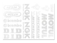 Aufkleberset Mokix Sponsor Kit 24 x 35cm grau Aufkleberset Mokix Sponsor Kit 24 x 35cm grau