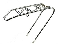 Porte bagage acier chromé, vélomoteurs Puch Velux X30 17" (ESGE) Porte bagage acier chromé, vélomoteurs Puch Velux X30 17" (ESGE)