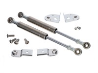 Amortisseur additionnels inox à GAS Version 2.0, compression + détente, vélomoteurs Piaggio Ciao Amortisseur additionnels inox à GAS Version 2.0, compression + détente, vélomoteurs Piaggio Ciao