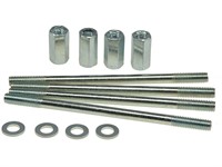 Jeu de goujons pour cylindre, (4pcs) M6x106mm, vélomoteurs Puch Jeu de goujons pour cylindre, (4pcs) M6x106mm, vélomoteurs Puch
