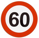 Autocollant indicateur de vitesse max. (60 km/h ) Autocollant indicateur de vitesse max. (60 km/h )