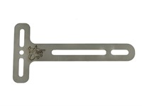 Support catadioptre/reflecteur en INOX 150x75x2mm Support catadioptre/reflecteur en INOX 150x75x2mm