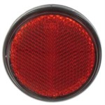 Catadioptre/reflecteur arrière rond/rouge à visser 60mm, homologué CE Catadioptre/reflecteur arrière rond/rouge à visser 60mm, homologué CE