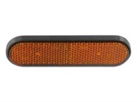 Catadioptre/reflecteur arrière oval/orange à visser, homologué CE Catadioptre/reflecteur arrière oval/orange à visser, homologué CE