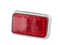 Catadioptre rectangulaire, homologué CE, rouge à visser Catadioptre rectangulaire, homologué CE, rouge à visser