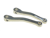 Paire manivelles de pédalier 166mm (gauche + droite) bonne qualité chrome, vélomoteurs Tomos type origine Paire manivelles de pédalier 166mm (gauche + droite) bonne qualité chrome, vélomoteurs Tomos type origine