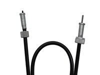 Câble de compteur CEV / Veglia, 76cm, embout vissable haut et bas, noir
