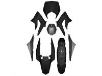 Carrosserie Derbi Senda DRD 8pcs, dès 2011, noir brillant Carrosserie Derbi Senda DRD 8pcs, dès 2011, noir brillant