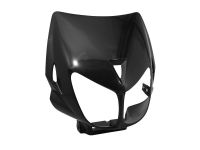 Tête de fourche noir brillant, moto 50cc Derbi Senda 1994-2010 Tête de fourche noir brillant, moto 50cc Derbi Senda 1994-2010