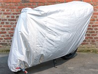 Housse de protection grande scooter/moto polyester (ELASTIQUES + SANGLE + OEILLETS) (230x100x125cm) Housse de protection grande scooter/moto polyester (ELASTIQUES + SANGLE + OEILLETS) (230x100x125cm)
