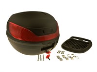 Top Case 32 litres noir/rouge avec support universel Top Case 32 litres noir/rouge avec support universel