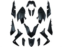 Carrosserie habillage complet 15pcs, noir brillant, maxiscooter Yamaha 530 TMAX 2017>2019 Carrosserie habillage complet 15pcs, noir brillant, maxiscooter Yamaha 530 TMAX 2017>2019