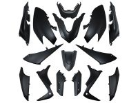 Carrosserie habillage complet 15pcs, noir mat, maxiscooter Yamaha 530 TMAX 2017>2019 Carrosserie habillage complet 15pcs, noir mat, maxiscooter Yamaha 530 TMAX 2017>2019